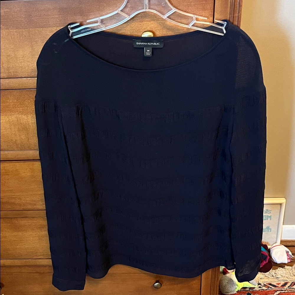 Banana Republic Women's Midnight Blue Blouse